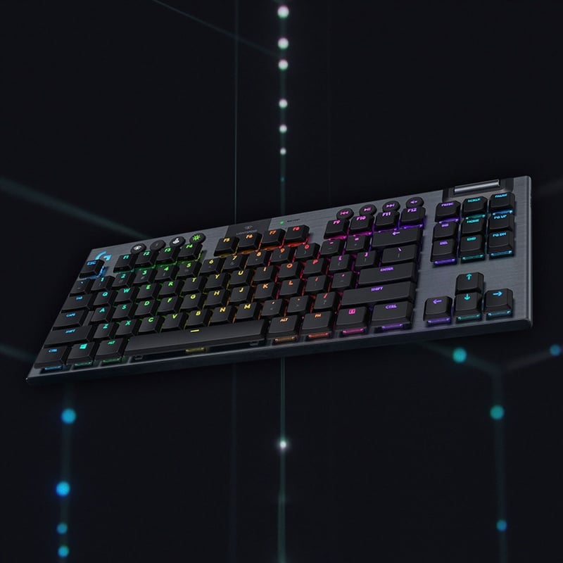 Logitech G915 TKL Tenkeyless Lightspeed Wireless RGB Mechanical Gaming Keyboard - Thumbnail 4