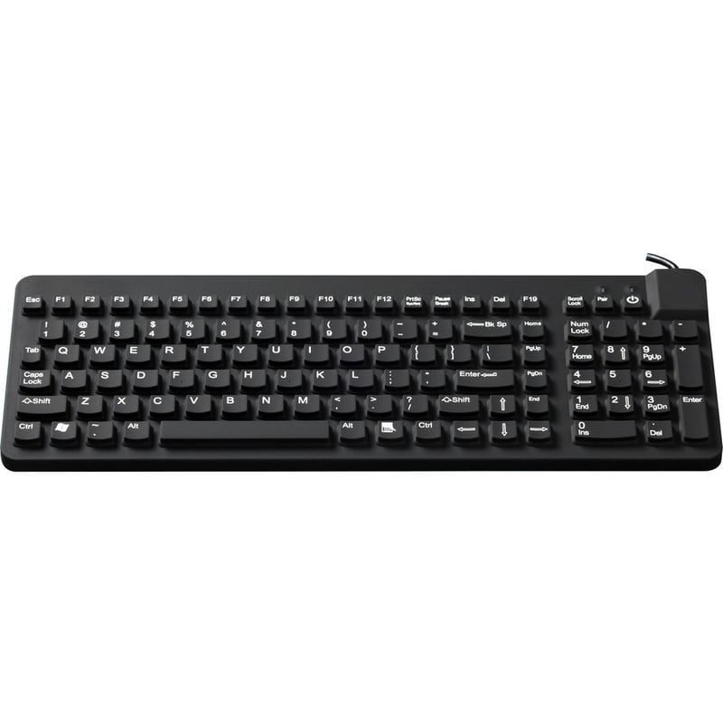 Man & Machine Premium Full Size Waterproof Disinfectable Keyboard - Thumbnail 2
