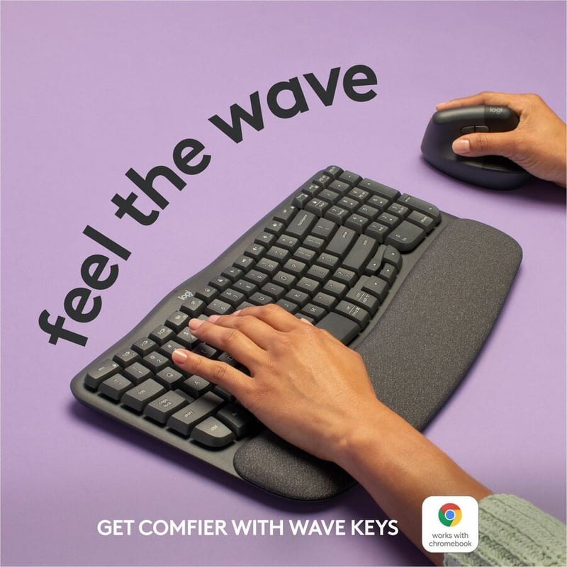Logitech Wave Keys Keyboard - Thumbnail 2
