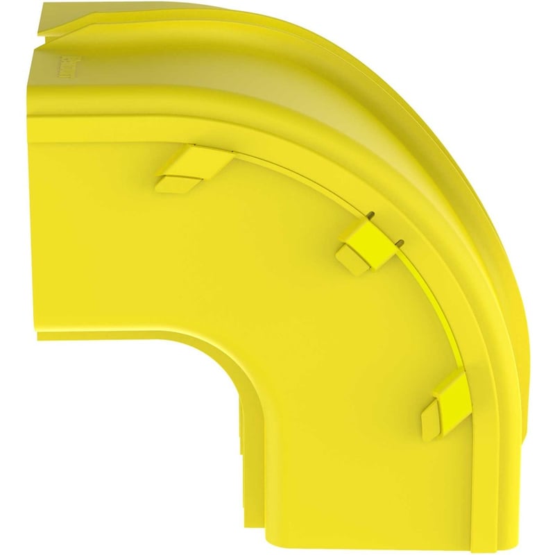 Panduit FiberRunner® Outside Vertical Right-Angle, 90°, 6x4, Yellow - Thumbnail 3