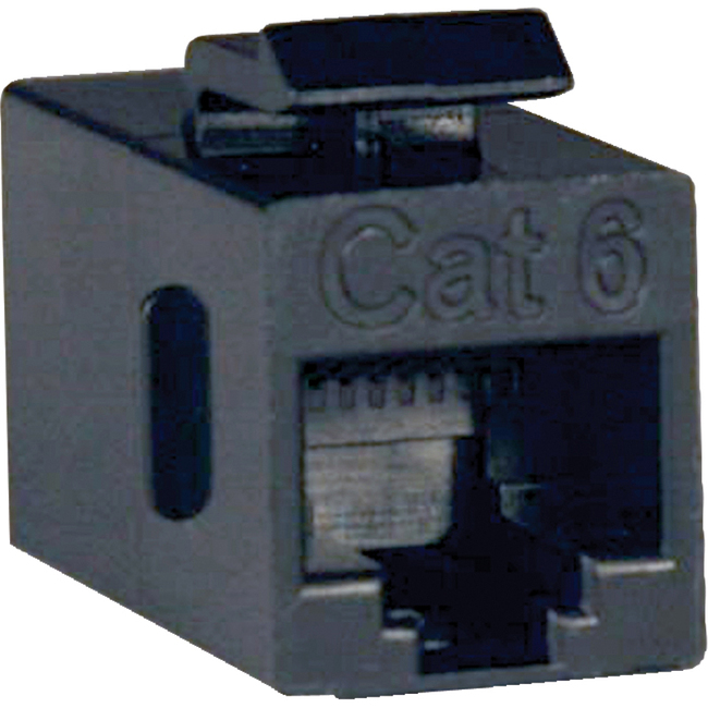 CAT6 STRAIGHT THROUGH COUPLER MODULAR SNAP-IN IN-LINE RJ45 F/F