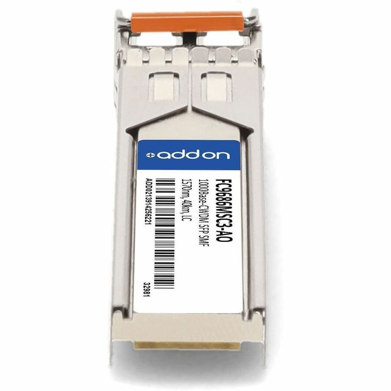 AddOn Fujitsu FC9686MSC3 Compatible TAA Compliant 1000Base-CWDM SFP Transceiver (SMF, 1570nm, 40km, LC) - Thumbnail 4