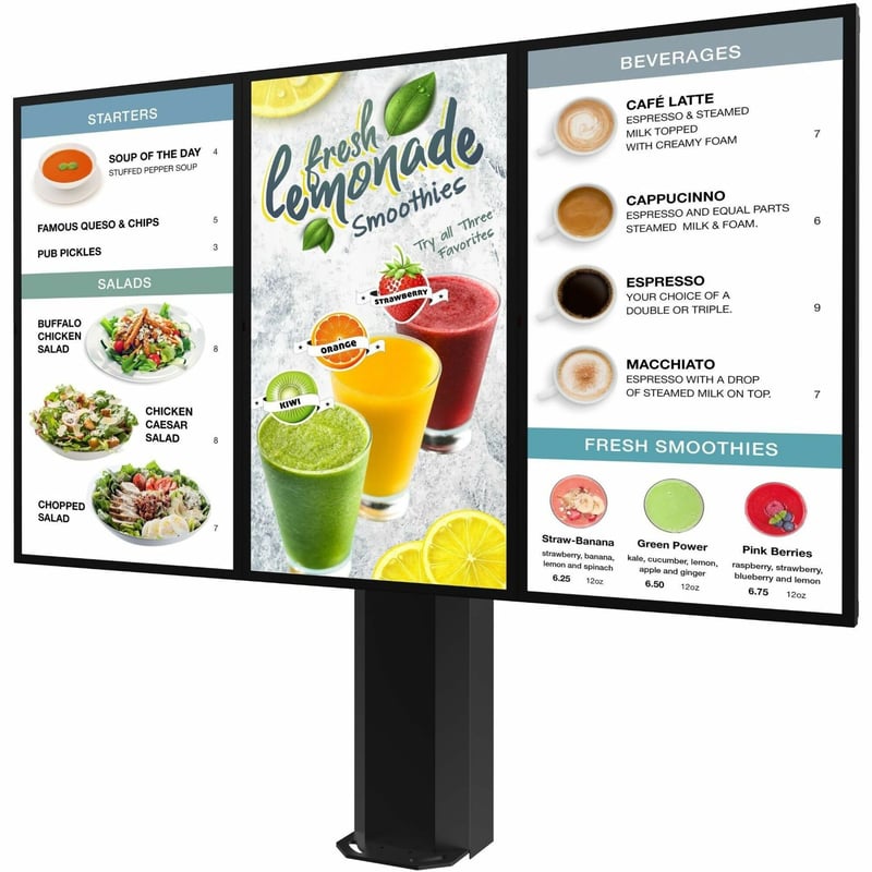 Peerless-AV® Outdoor Digital Menu Boards - Thumbnail 1