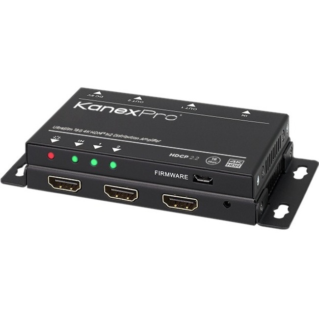KanexPro UltraSlim 4K HDMI 1X2 Splitter w/ 4:4:4 Color Space & 18G - Thumbnail 1