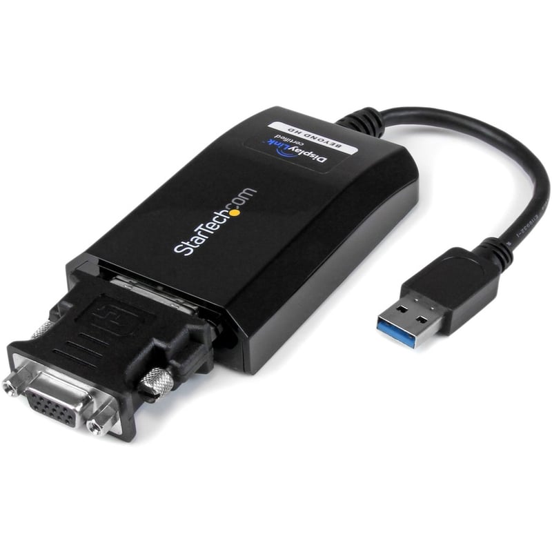 StarTech.com USB 3.0 to DVI External Video Card Multi Monitor Adapter - 2048x1152 - Thumbnail 2