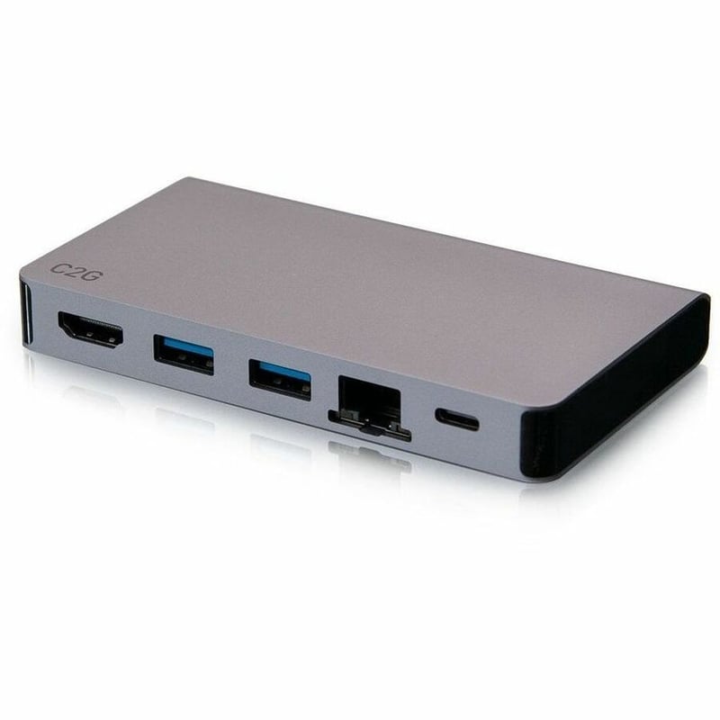 C2G USB C Docking Station with 4K HDMI, USB, Ethernet, and USB C - Power Delivery up to 100W - Thumbnail 3