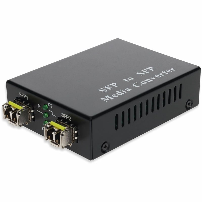 AddOn 1000Base-LX(LC) to 1000Base-LX(LC) SMF/SMF 1550nm 60km Media Converter - Thumbnail 1