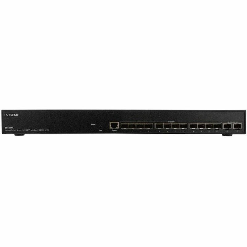 MANAGED FIBER SWITCH 12-PORT 1G/10G SFP+ (2) PORT 10G/25G SFP28 - Thumbnail 2