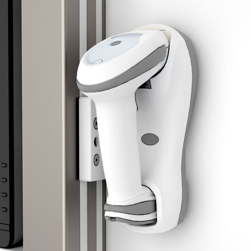 Ergotron Mounting Bracket for Scanner, Enclosure - Snow White - Thumbnail 3