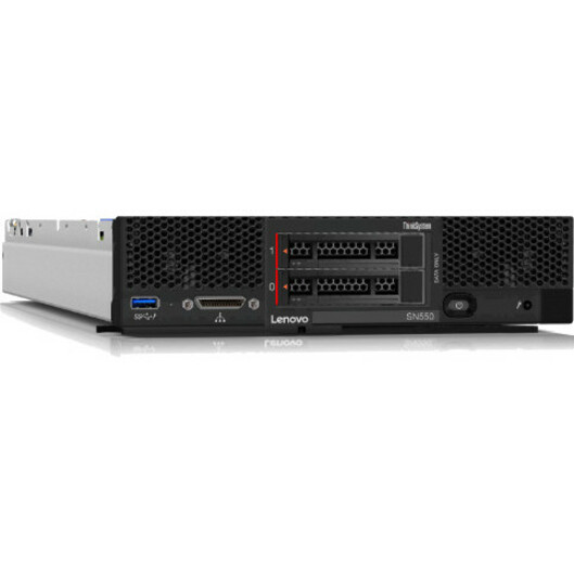 Lenovo ThinkSystem SN550 7X16A021NA Blade Server - 1 Xeon Platinum 8160 2.10 GHz - 32 GB RAM