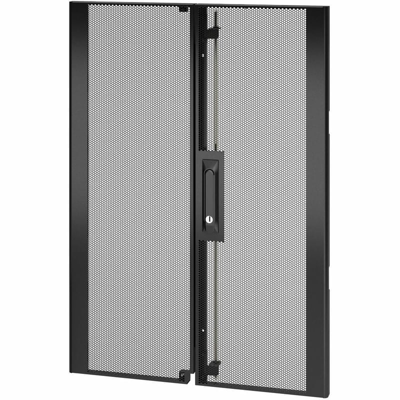 NetShelter SX 18U 600mm Wide Perforated Split Doors Black
