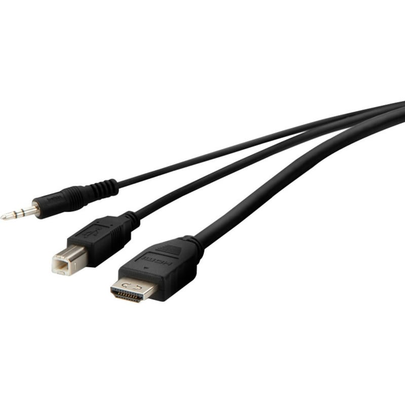 Belkin HDMI High Retention + USB A/B + Audio Passive Combo KVM Cable - Thumbnail 2