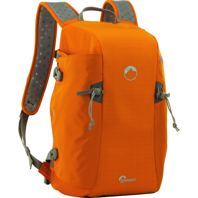 Lowepro Flipside Sport Carrying Case (Backpack) Camera, Accessories, Tripod, Bottle, Cable, Memory Card - Light Gray, Lowepro Orange - Thumbnail 1