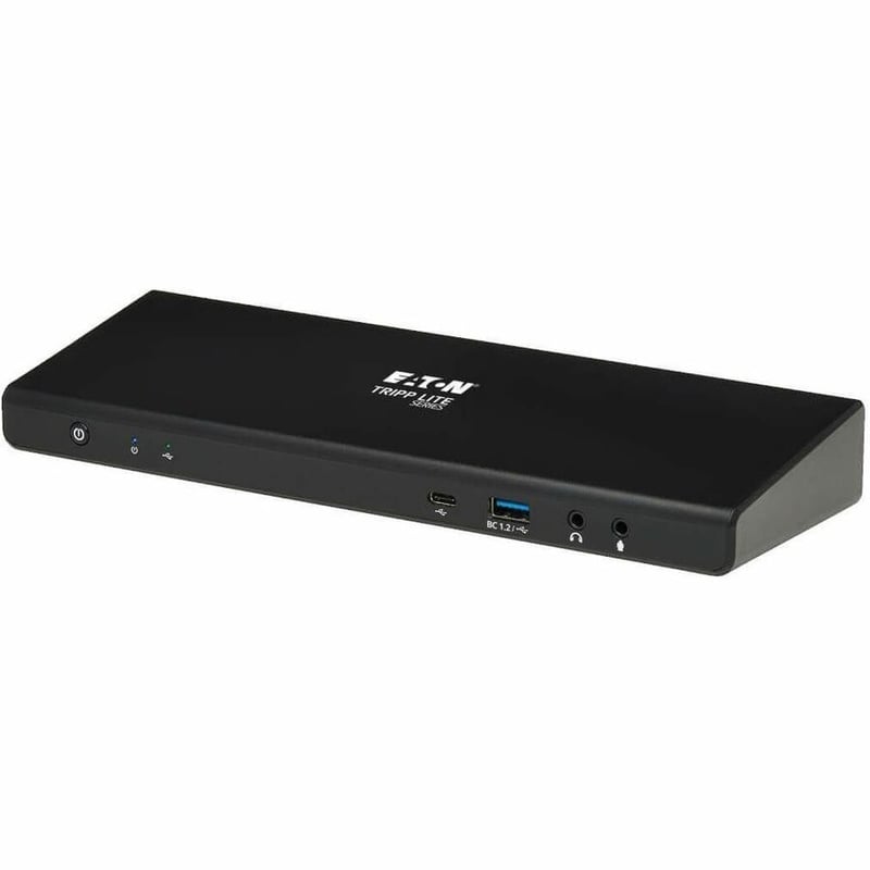 Tripp Lite by Eaton USB-C Dock Dual Display - 5K 60 Hz DP 4K 60 Hz HDMI USB 3.x (5Gbps) USB-A/C Hub GbE 85W PD Charging - Thumbnail 3