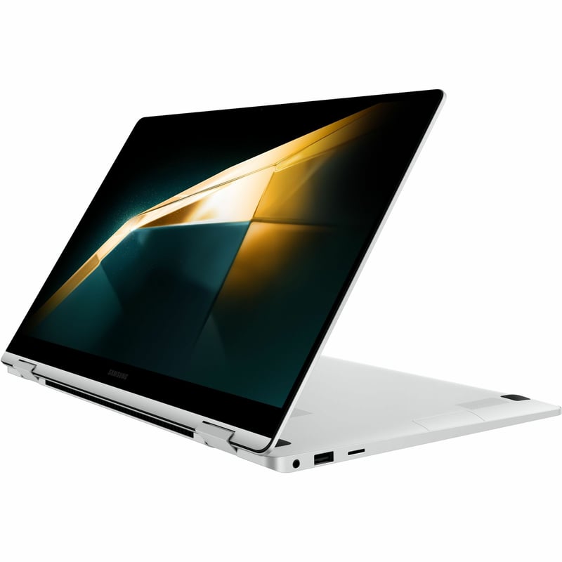 Samsung Galaxy Book4 360 NP754QGK-KS3US 15.6" Touchscreen Convertible 2 in 1 Notebook - Intel Core 5 120U - 16 GB - 256 GB SSD - Silver - Thumbnail 1