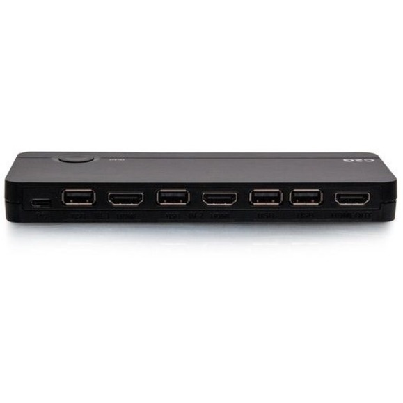 C2G USB C HDMI KVM Switch - 3-Input USB to 4K HDMI Out - Power Delivery - Thumbnail 5