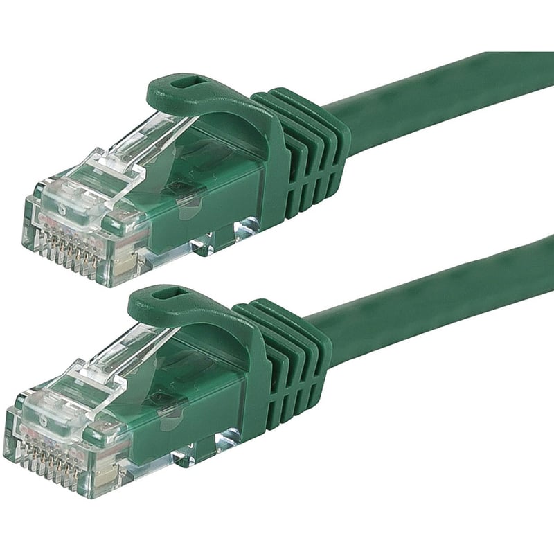 Monoprice FLEXboot Series Cat6 24AWG UTP Ethernet Network Patch Cable, 75ft Green - Thumbnail 2