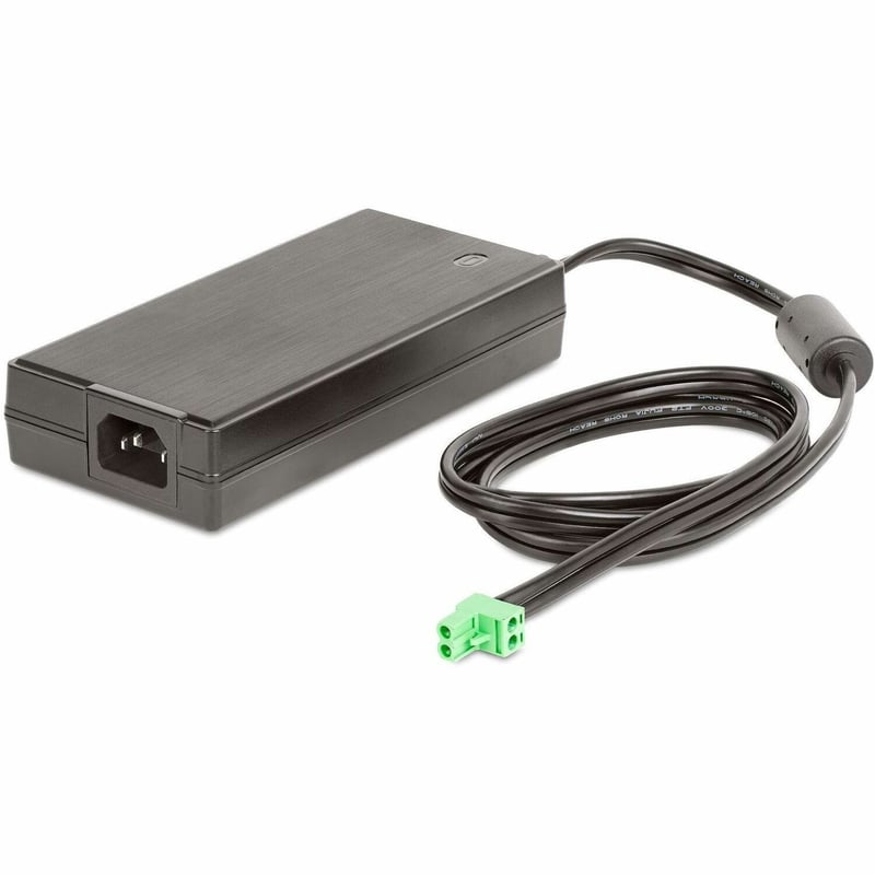 StarTech.com 160W Universal DC Power Adapter (24V/6.6A), External AC/DC Power Supply for USB Hubs, 2/3-Pin Terminal Blocks, International - Thumbnail 1