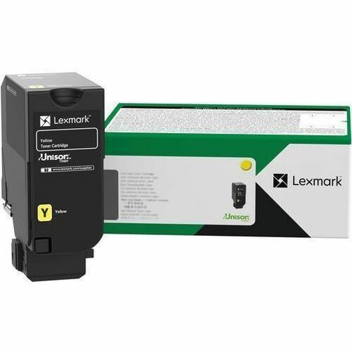 Lexmark Unison Original Laser Toner Cartridge - Yellow Pack - Thumbnail 1