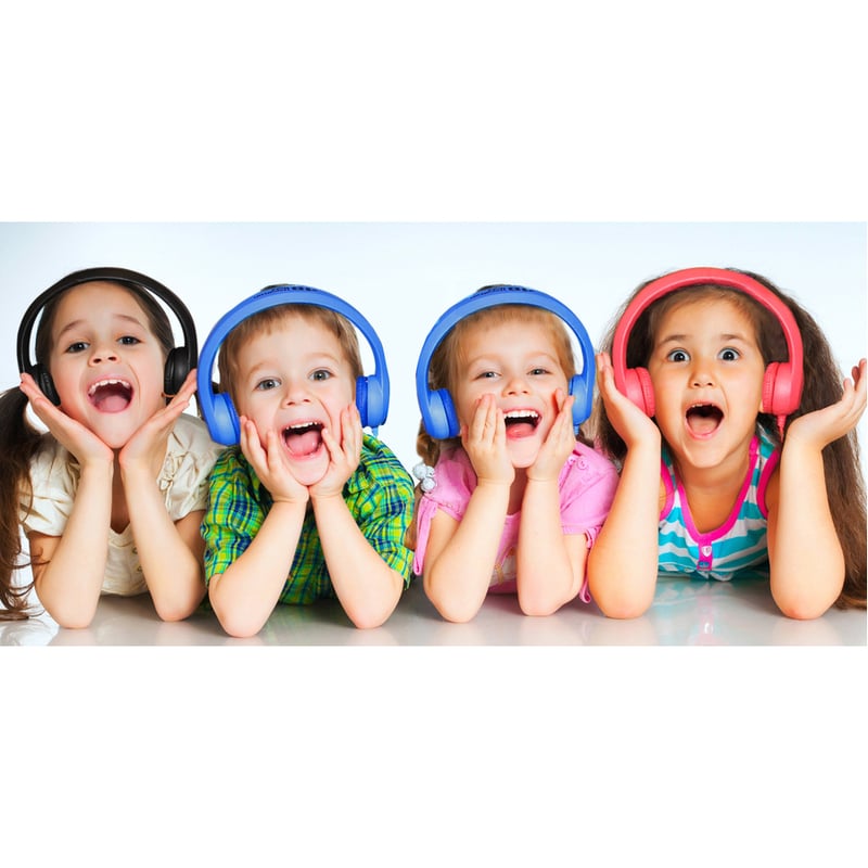 FLEX-PHONES VIRTUALLY INDESTRUCTIBLE FOAM HEADPHONES RED - KIDS-RED - HEADSET - Thumbnail 4