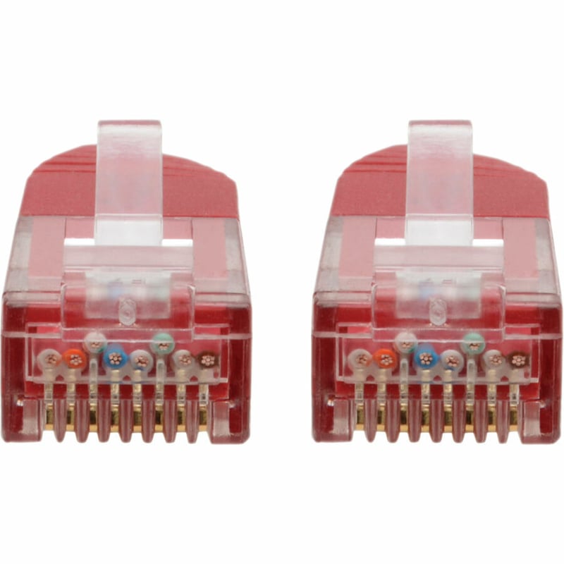 Eaton Tripp Lite Series Cat6 Gigabit Molded (UTP) Ethernet Cable (RJ45 M/M), PoE, Red, 6 ft. (1.83 m) - Thumbnail 3