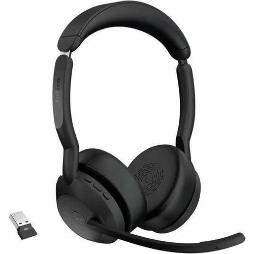 Lenovo Jabra Evolve2 55 Link380a MS Stereo Wireless Headset - Black - Thumbnail 1