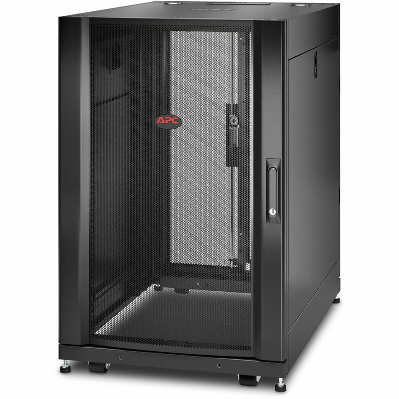 APC by Schneider Electric NetShelter SX 18U Server Rack Enclosure 600mm x 900mm w/ Sides Black - Thumbnail 3