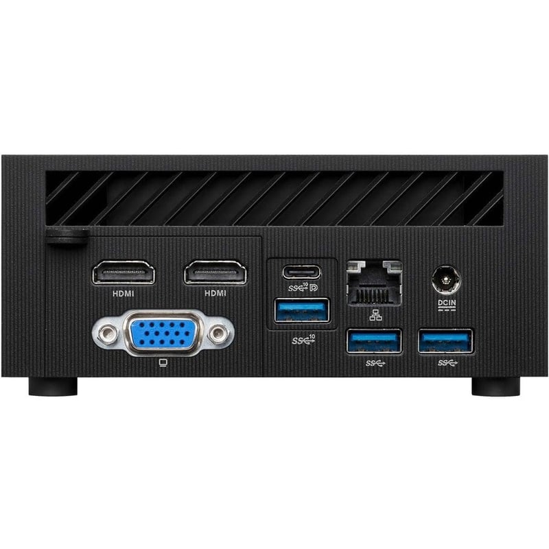 Asus ExpertCenter PN53 PN53-SYS782PX1TD0 Desktop Computer - AMD Ryzen 7 6800H - 8 GB - 256 GB PCI Express NVMe 4.0 SSD - Mini PC - Black - Thumbnail 5
