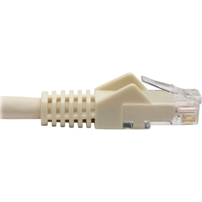 Eaton Tripp Lite Series Cat6 Gigabit Snagless Molded (UTP) Ethernet Cable (RJ45 M/M), PoE, White, 6-in. (15.24 cm) - Thumbnail 4