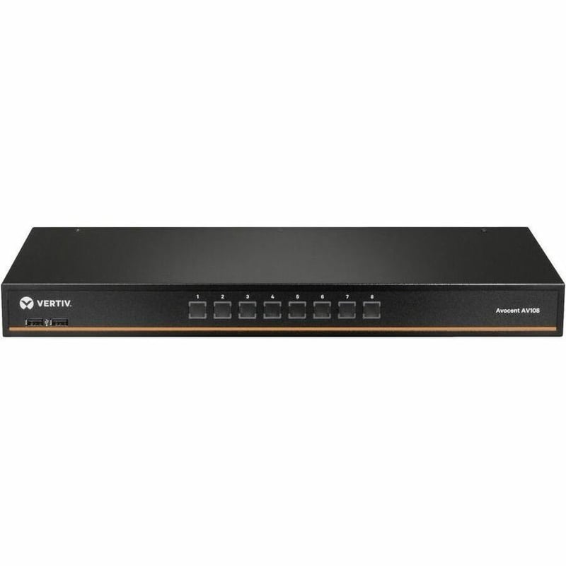 Avocent AV108 8-Port Single-User Analog KVM Switch - Thumbnail 1