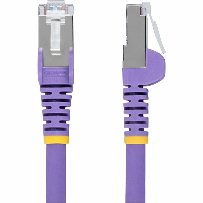 CAT6A ETHERNET CABLE - PURPLE 10GBE S/FTP LSZH 100W POE - Thumbnail 2