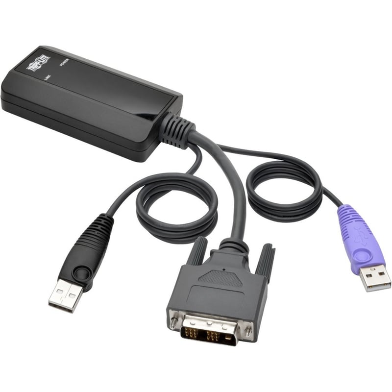 Tripp Lite by Eaton NetDirector DVI USB Server Interface Unit with Virtual Media and CAC Support (B064-IPG Series) USB and DVI - Thumbnail 1