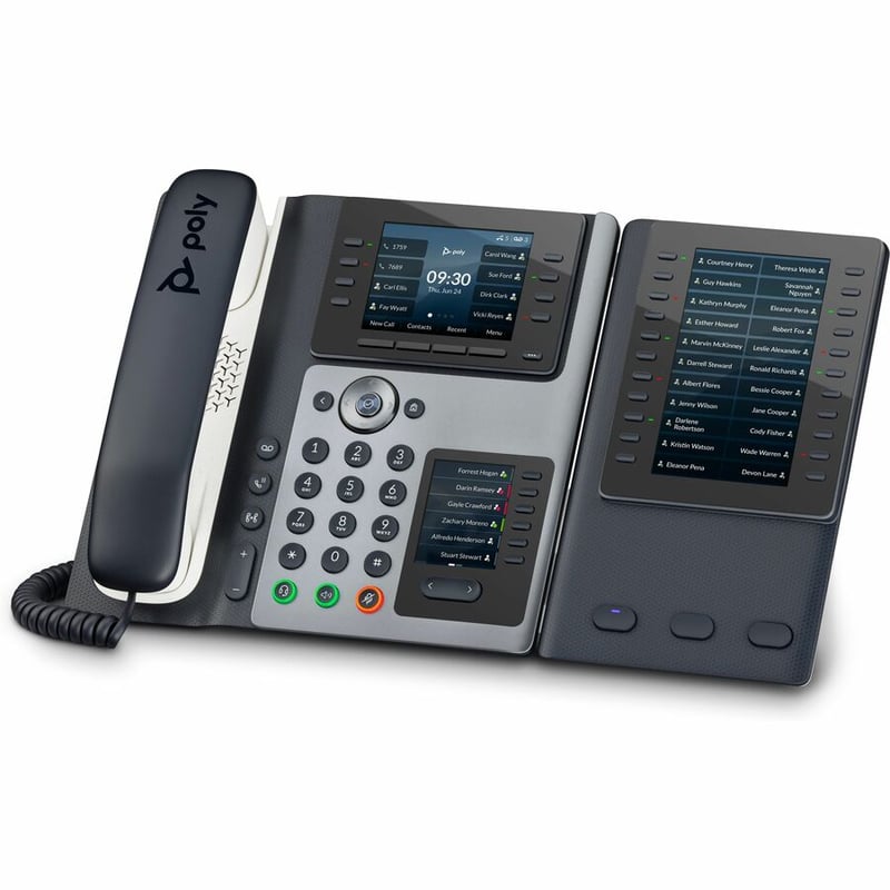 POLY EDGE E450 IP PHONE AND POE-ENABLED GSA/TAA - Thumbnail 2