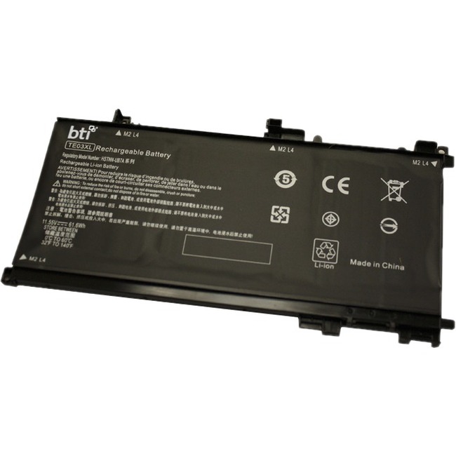 BTI TE03XL-BTI 11.55V 61.6WHR LI-ION BATTERY 849570-541, TE03061XL, 849570-542, TE03XL, 849570-543, 849910-850 OMEN 15-AX002LA, 15-AX013TX, 15-AX017TX, 15-AX020TX, 15-AX023TX, 15-AX027TX, 15-AX031TX, 15-AX034TX, 15-AX039NR, 15-AX043TX, 15-AX049TX,
