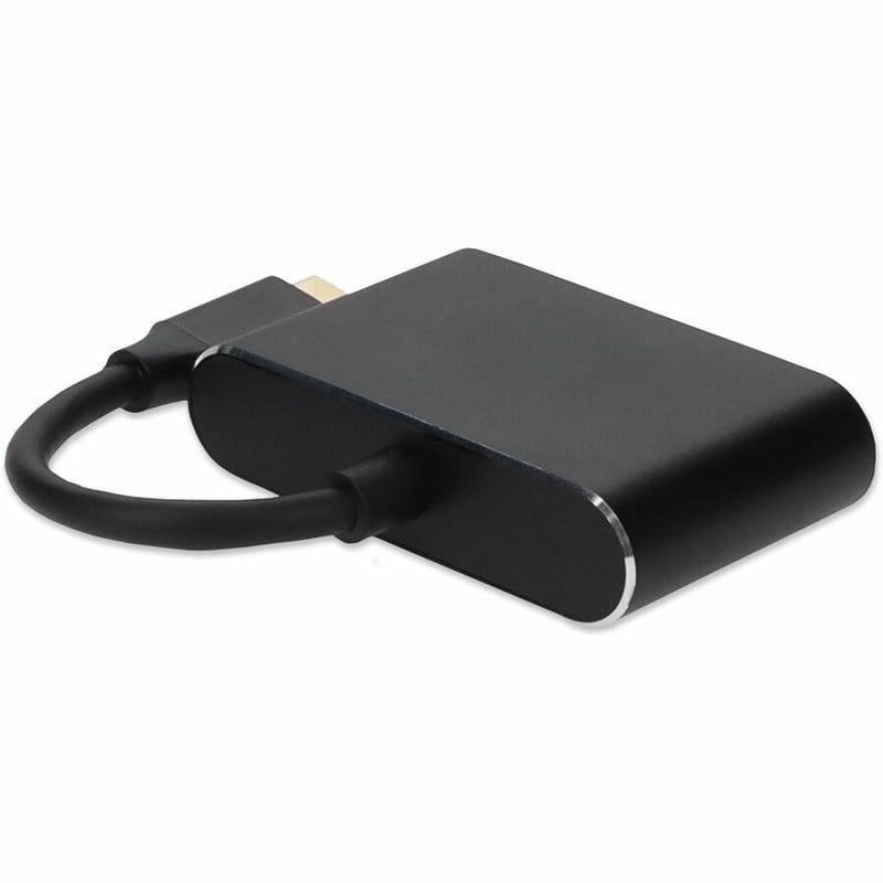 AddOn 7in USB-C Male to HDMI (4K), VGA Female Hub with Aluminum Housing - Thumbnail 5