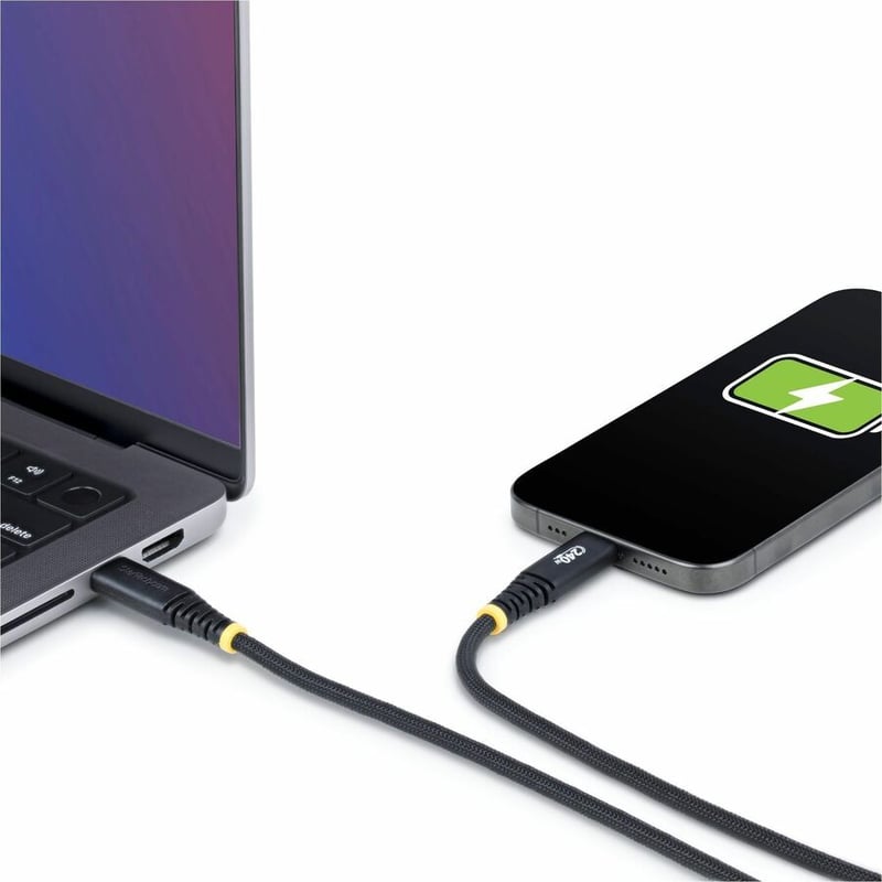 USB-C CABLE USB-IF CERTIFIED 240W PD/SILICONE JACKET/RUGGED - Thumbnail 2