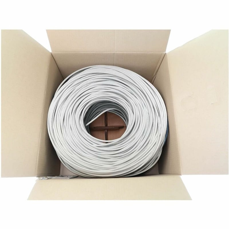 Eaton Tripp Lite Series Cat6a 10G Solid Core UTP Bulk Ethernet Cable, CMR Rated, White, 1000 ft. (305 m) - Thumbnail 5