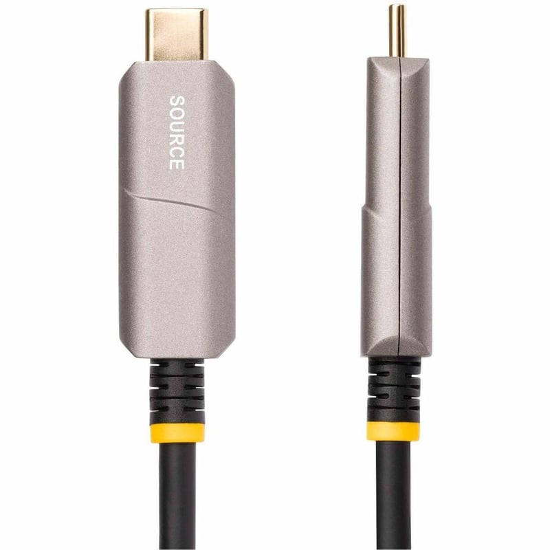 30FT USB-C TO HDMI CABLE ACTIVE OPTICAL CABLE 4K 60HZ - Thumbnail 2
