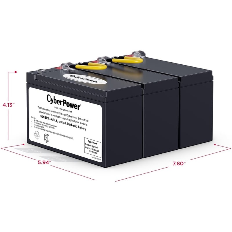 CyberPower RB1290X3B Replacement Battery Cartridge - Thumbnail 2