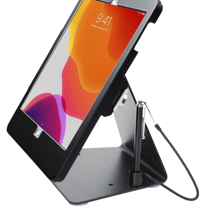 CTA Digital Desktop Anti-Theft Stand for iPad Air 3 (2019), iPad Pro 10.5 and 10.2-inch iPad (7th/ 8th/ 9th Gen) Black - Thumbnail 5