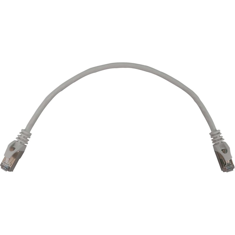 Eaton Tripp Lite Series Cat6a 10G Snagless Shielded Slim STP Ethernet Cable (RJ45 M/M), PoE, White, 1 ft. (0.3 m) - Thumbnail 1