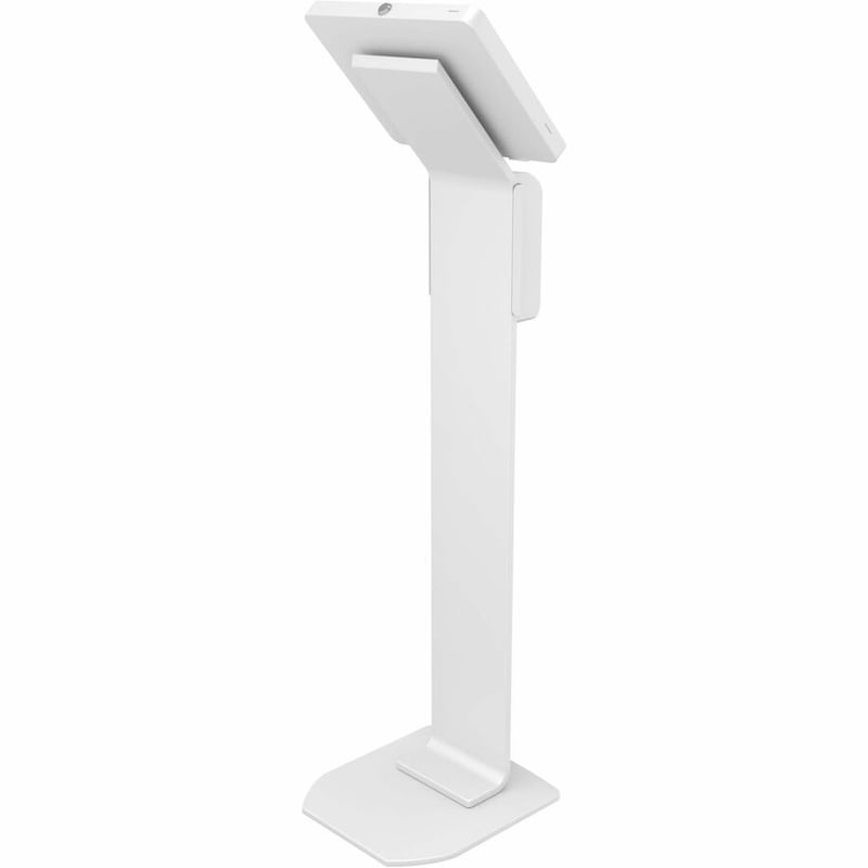 CTA Digital Premium Locking Floor Stand Kiosk with Automatic Soap Dispenser (White) - Thumbnail 2