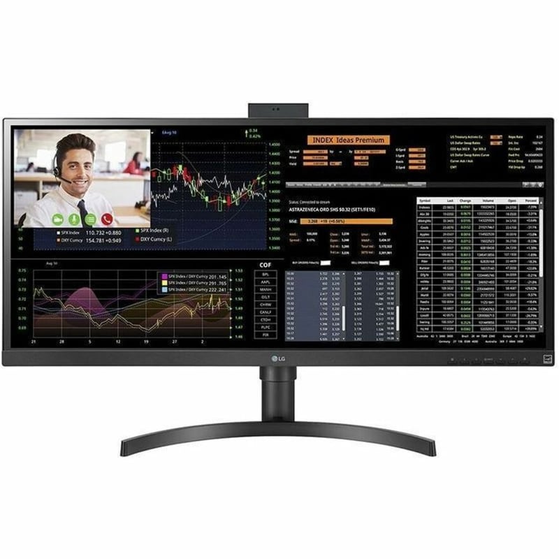 LG 34CN650N-6A All-in-One Thin Client - Intel Celeron J4105 Quad-core (4 Core) 1.50 GHz - Black