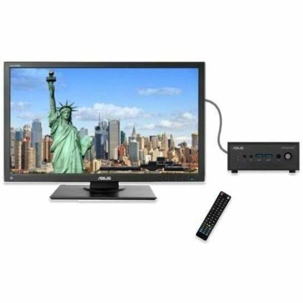 Asus ExpertCenter PN42-SYSN1410XTH-O Desktop Computer - Intel N-Series N100 - 4 GB RAM DDR4 SDRAM - 128 GB M.2 PCI Express NVMe 3.0 x4 SSD - Mini PC - Black - Thumbnail 4