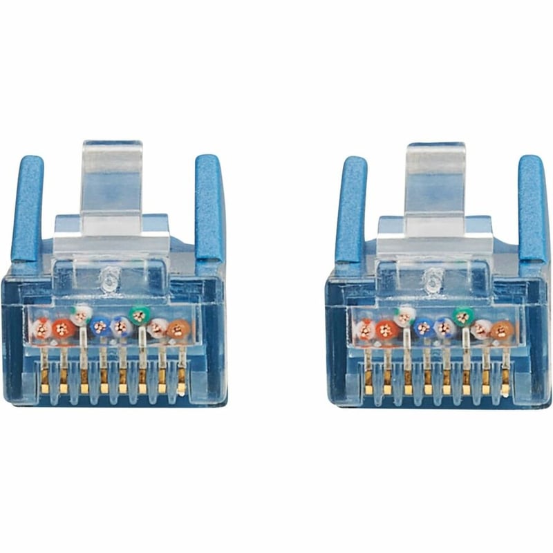 Eaton Tripp Lite Series Cat6 Gigabit Snagless Molded UTP Ethernet Cable (RJ45 M/M), PoE, LSZH, Blue, 0.5 m (1.6 ft.) - Thumbnail 5