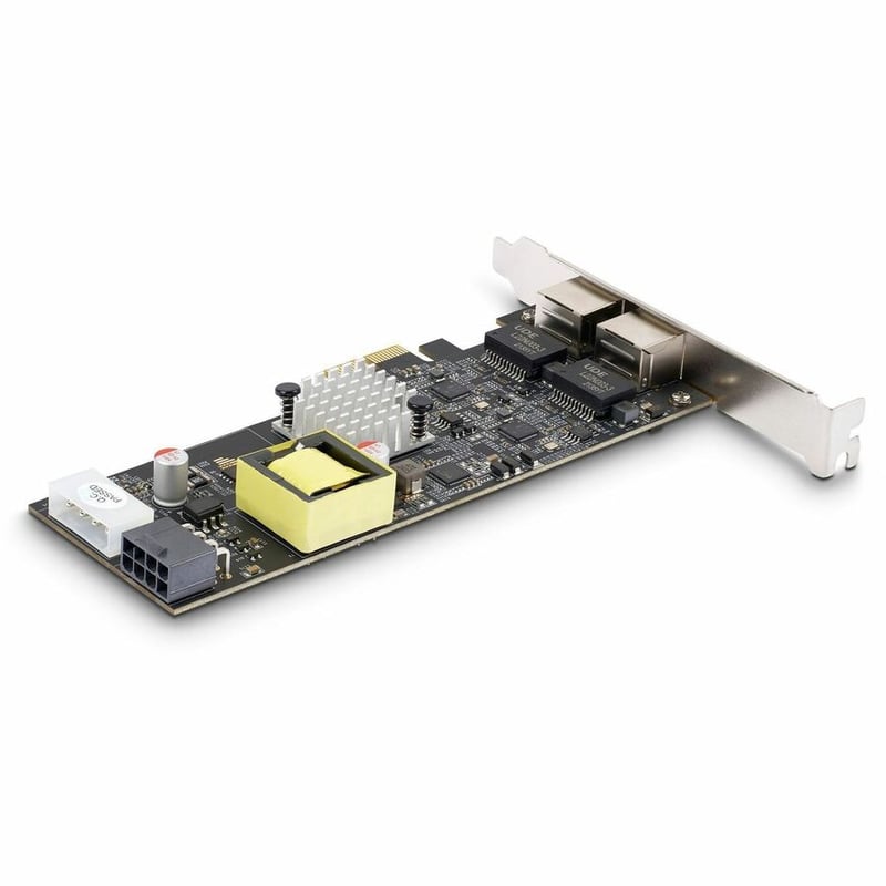 2-PORT 2.5GBPS NETWORK CARD - PCIE 802.3AF/AT POE+ ETHERNET NIC - Thumbnail 2