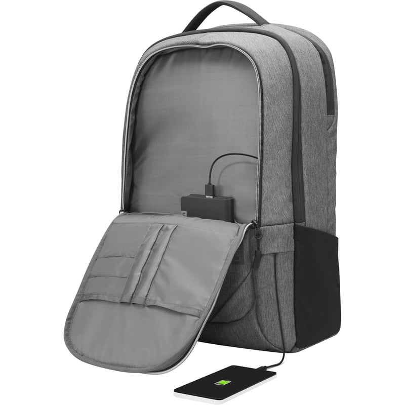 Lenovo Carrying Case (Backpack) for 17" Notebook - Charcoal Gray - Thumbnail 4