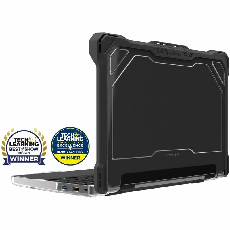 MAXCases, Chromebook Cases, Windows Cases, 14, 14 inches, precision-fit, maximized protection, scratch-resistant, Lenovo 14e Chromebook, Lenovo 14w Windows G2, Black, clear, Custom Color - Thumbnail 1