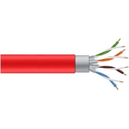 Black Box CAT6A Bulk Cable Stranded UTP 650 MHz CM PVC PoE 1000 ft - Thumbnail 2