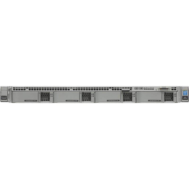 Cisco C220 M4 Rack Server - 2 x Intel Xeon E5-2680 v3 2.50 GHz - 128 GB RAM - 12Gb/s SAS, Serial ATA Controller - Thumbnail 2